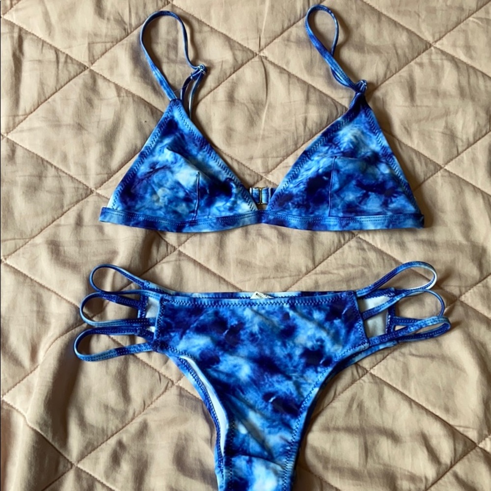 Tie dye bikini set